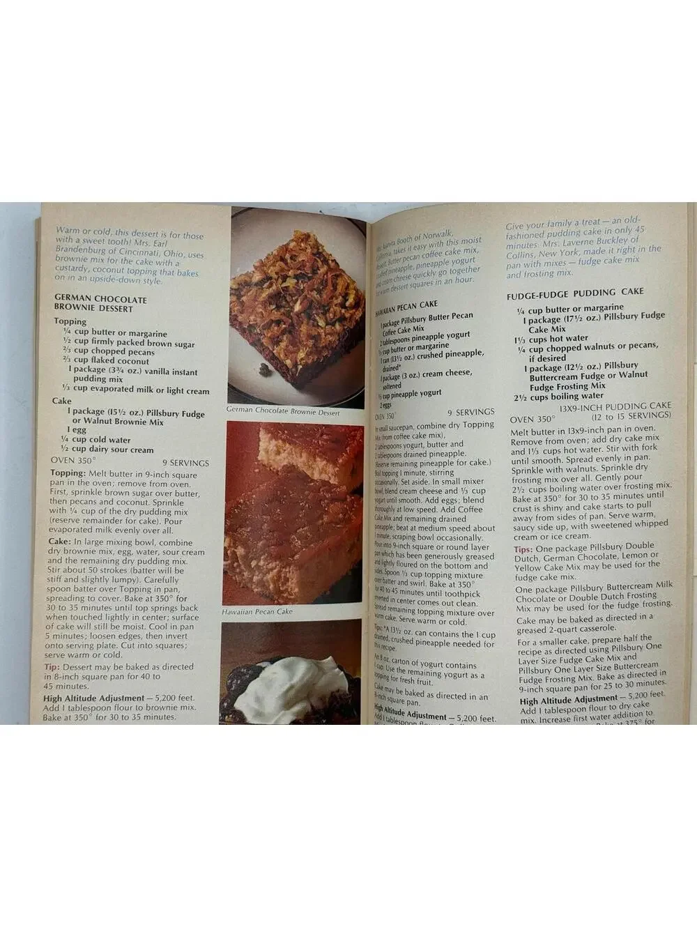 Vintage Pillsbury Bake-Off Cookbook: 100 Award-Winning Recipes, 1969